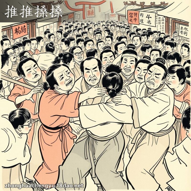 推推搡搡 配图