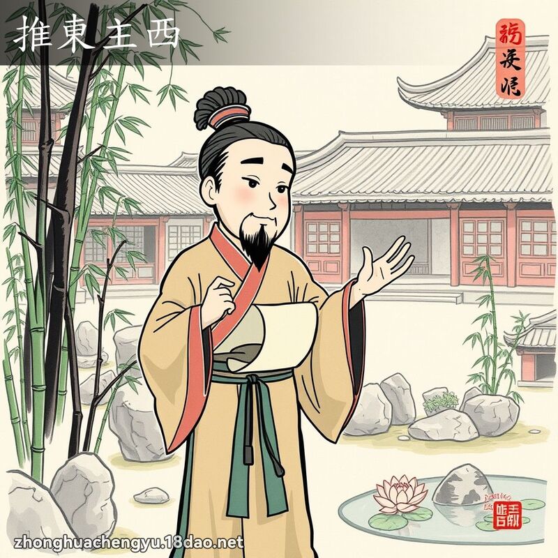 推東主西 配图