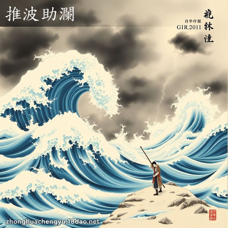 推波助瀾 配图
