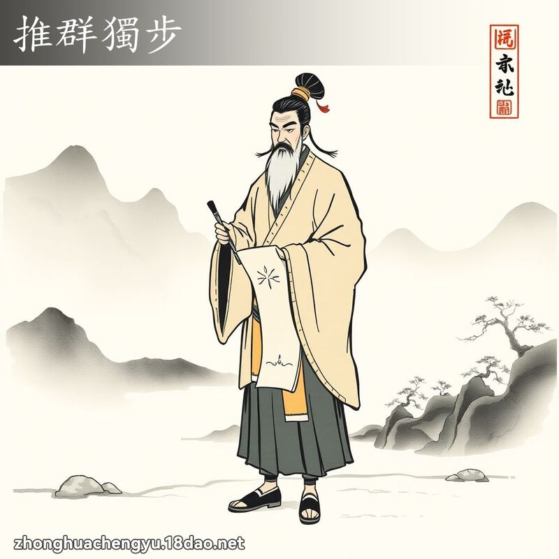 推群獨步 配图