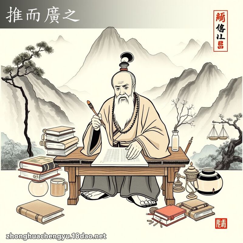 推而廣之 配图