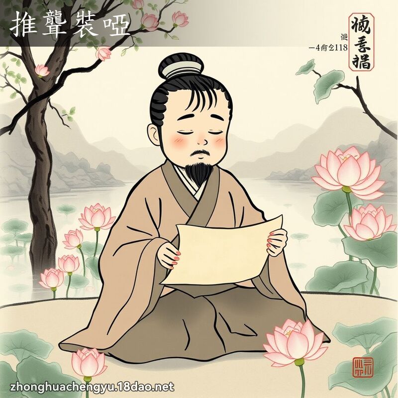 推聾裝啞 配图