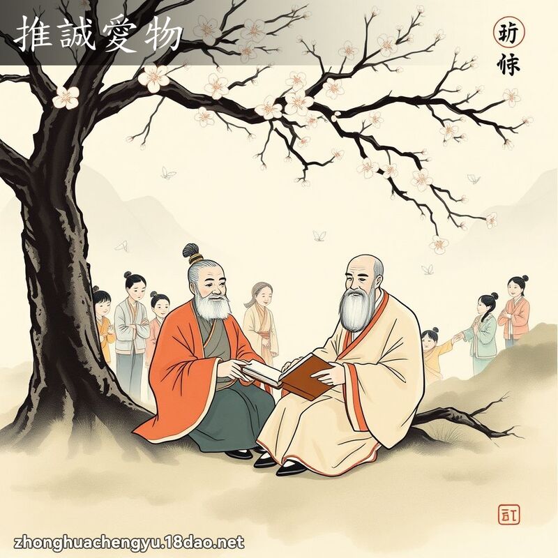 推誠愛物 配图