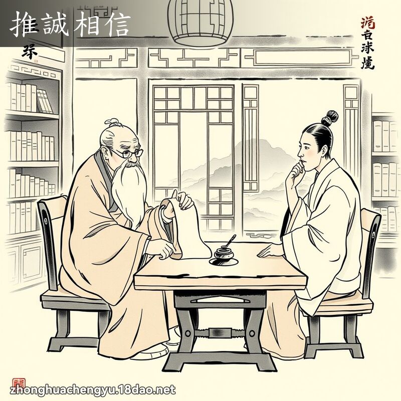 推誠相信 配图
