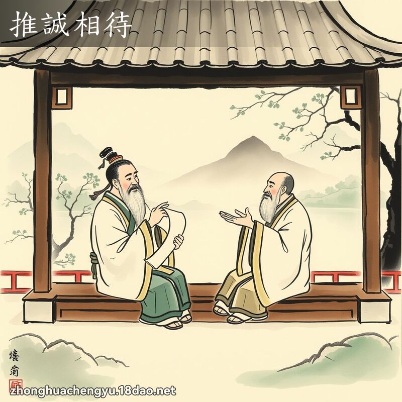 推誠相待 配图