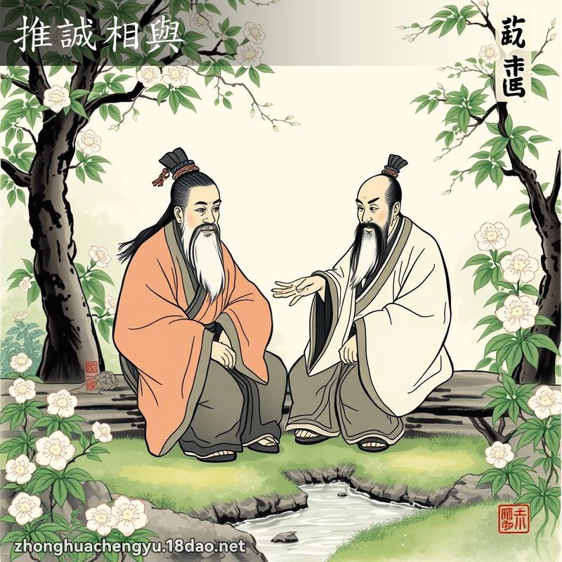 推誠相與 配图