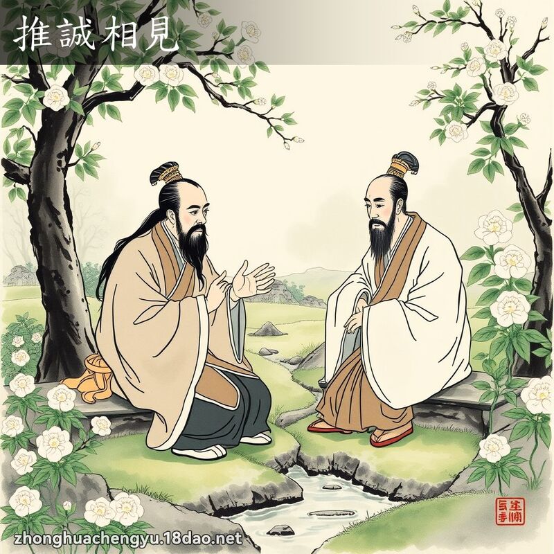 推誠相見 配图