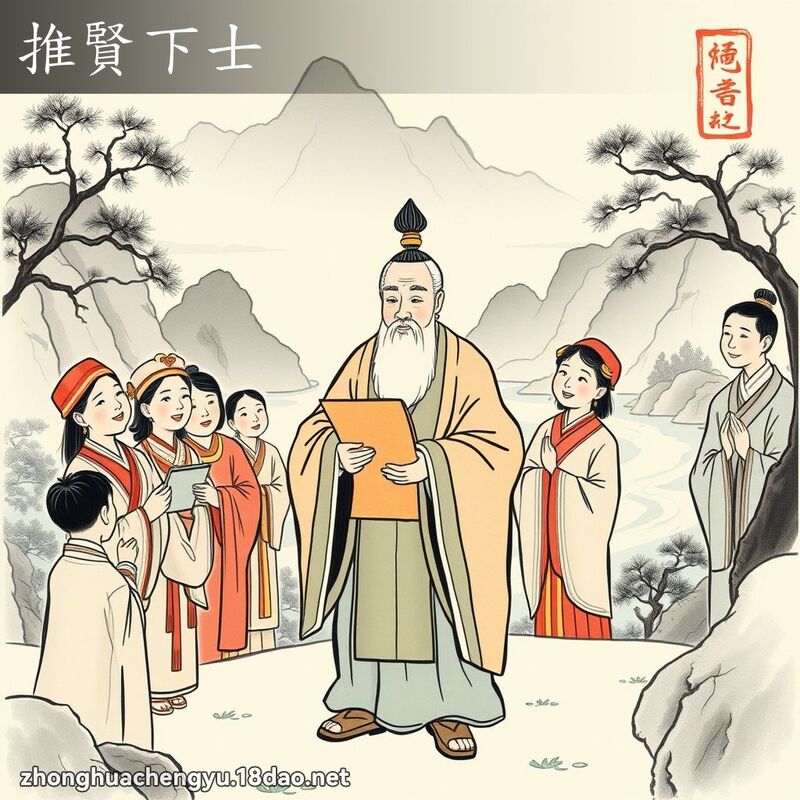 推賢下士 配图