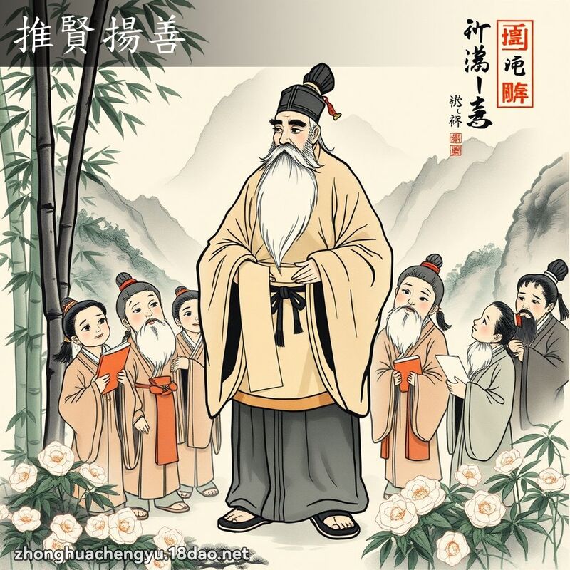 推賢揚善 配图
