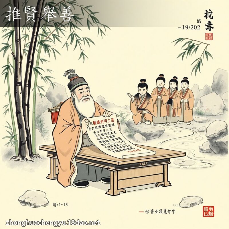 推賢舉善 配图