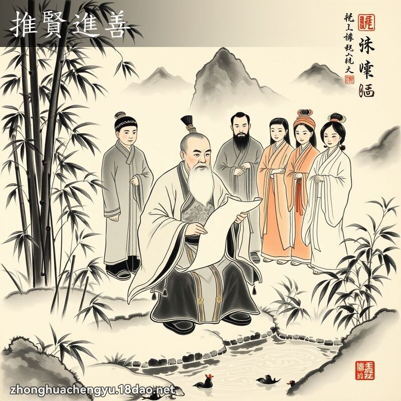 推賢進善 配图