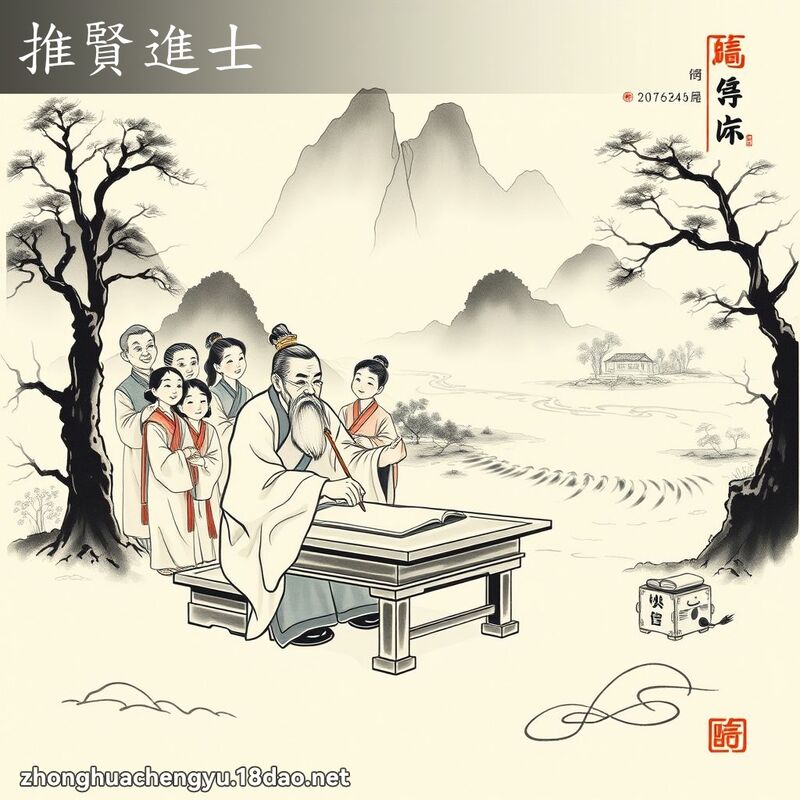 推賢進士 配图