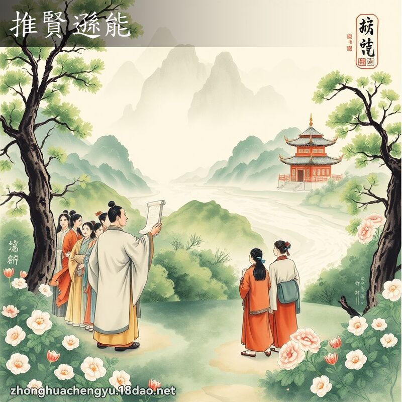 推賢遜能 配图