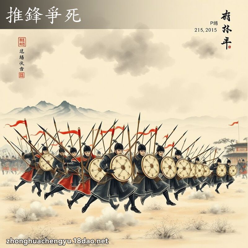 推鋒爭死 配图