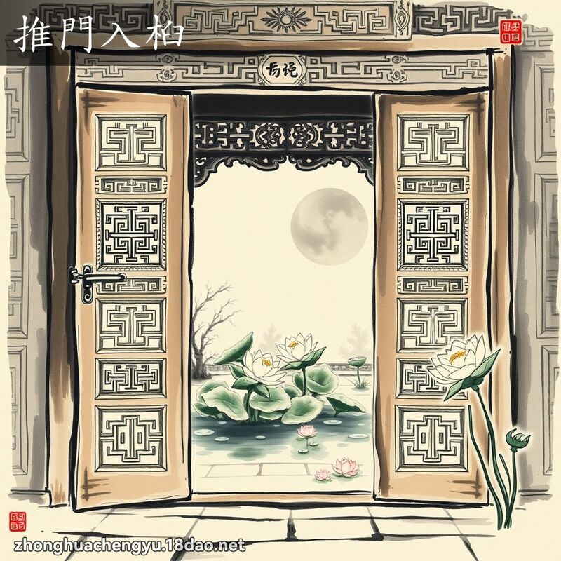 推門入桕 配图
