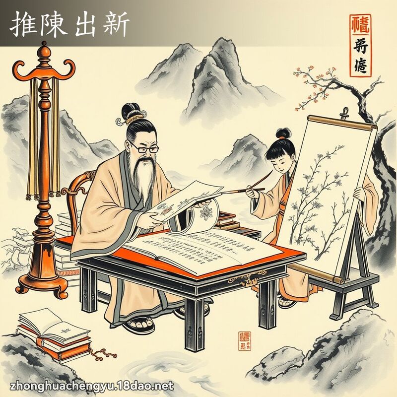 推陳出新 配图