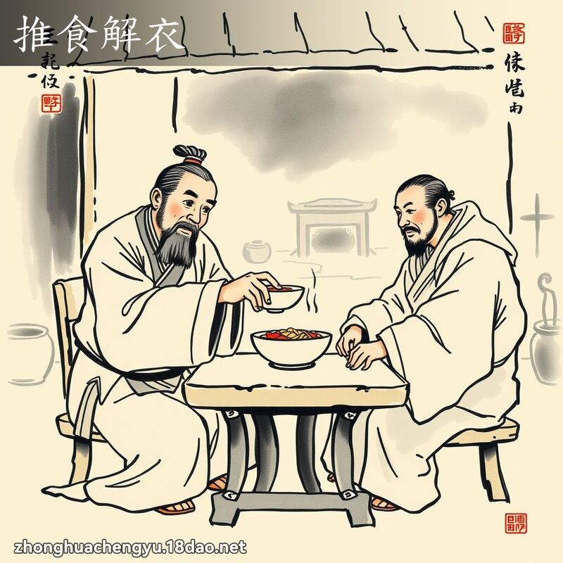 推食解衣 配图