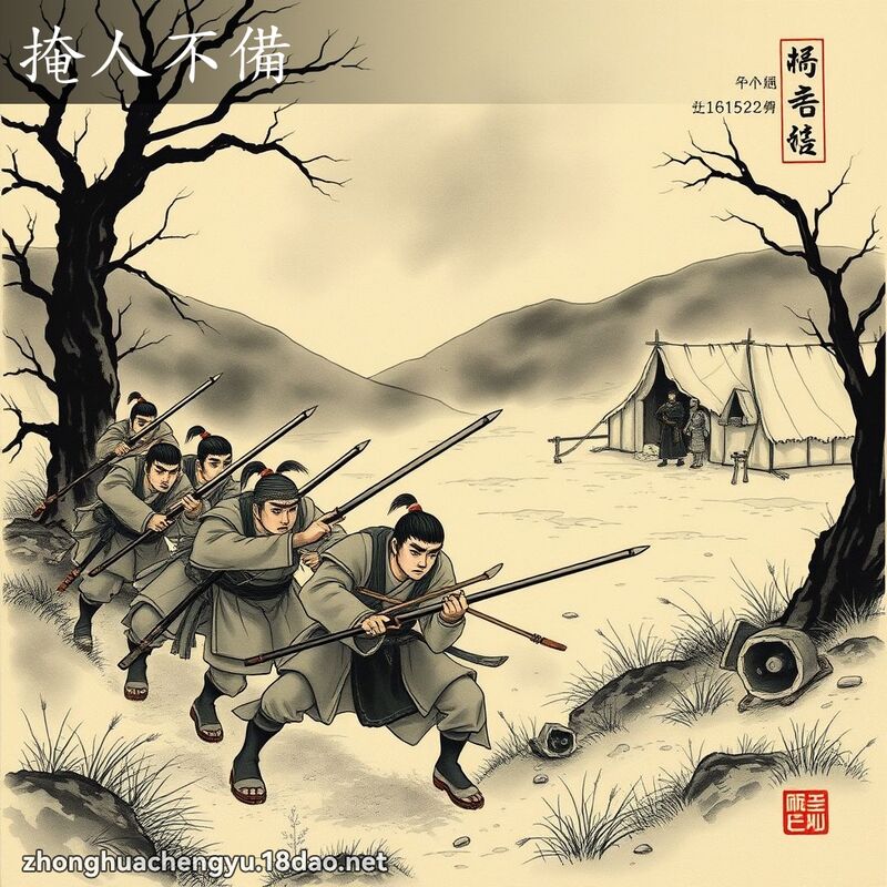 掩人不備 配图