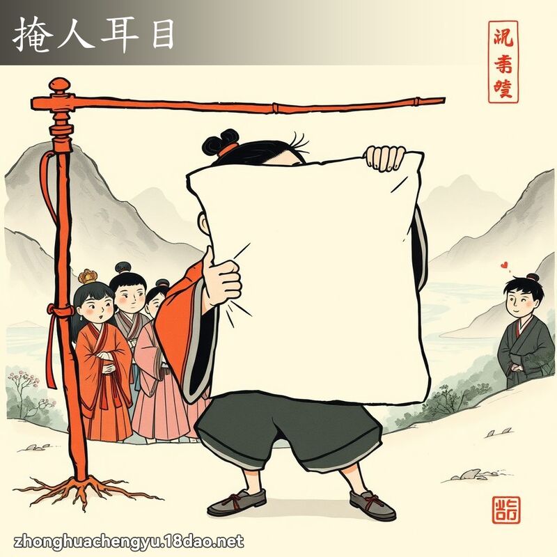 掩人耳目 配图