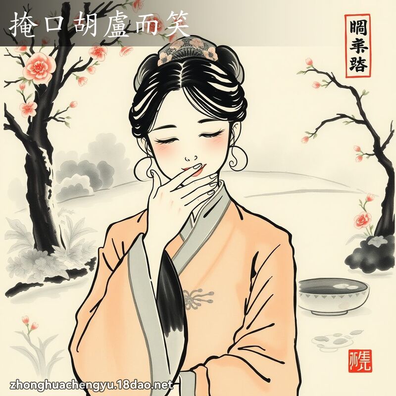 掩口胡盧而笑 配图