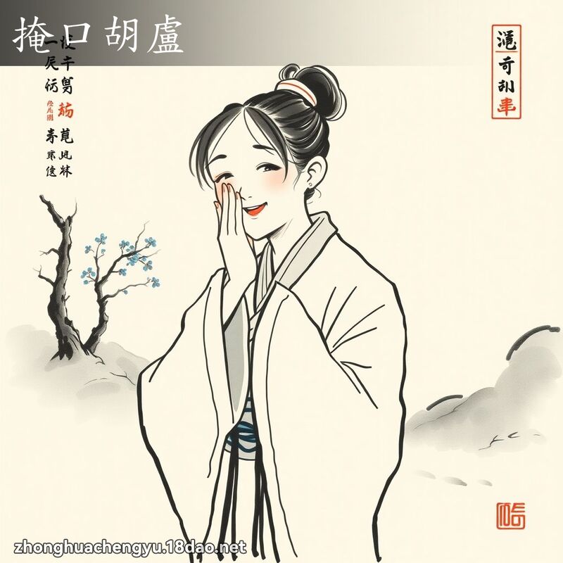掩口胡盧 配图