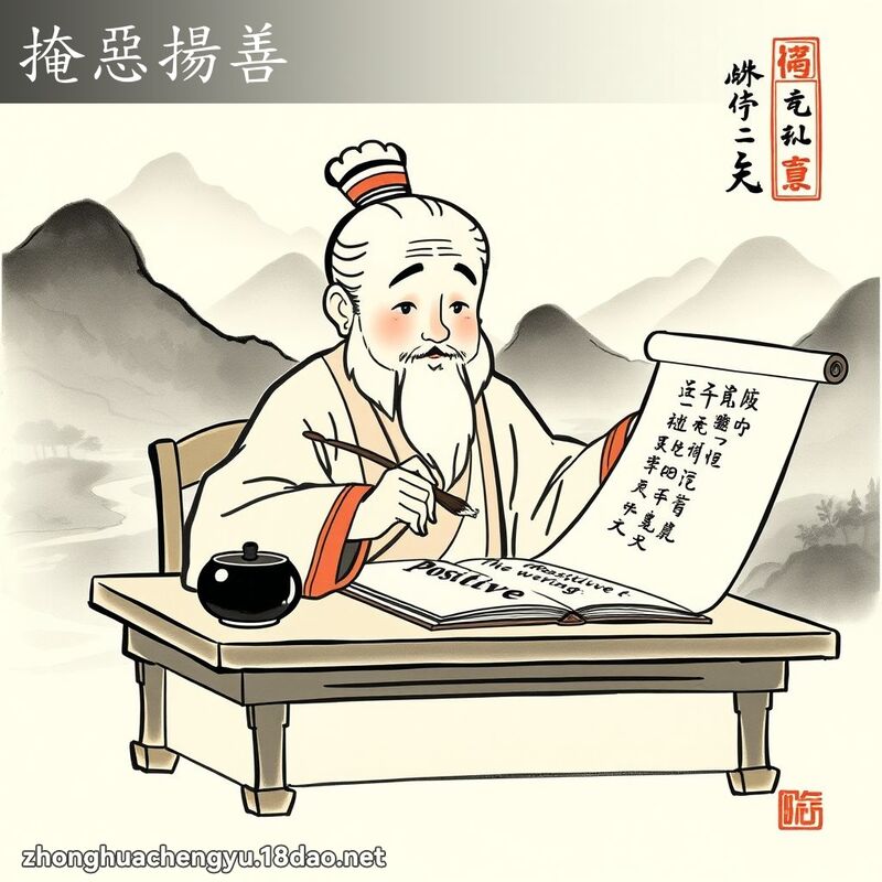 掩惡揚善 配图