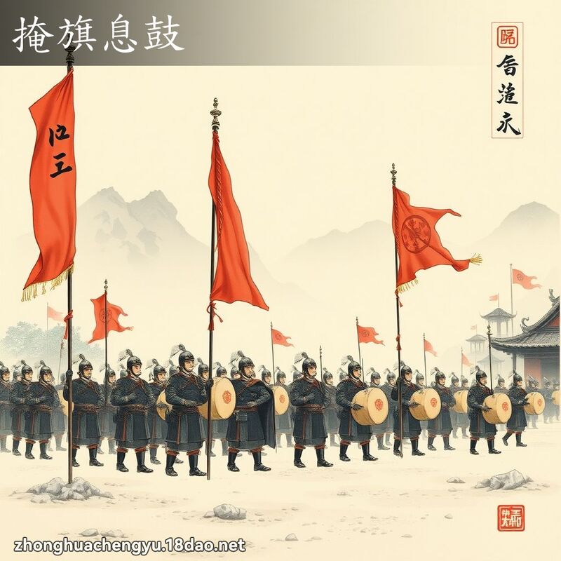 掩旗息鼓 配图