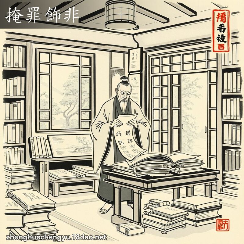 掩罪飾非 配图