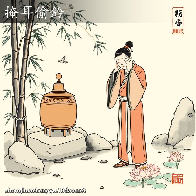 掩耳偷鈴 配图