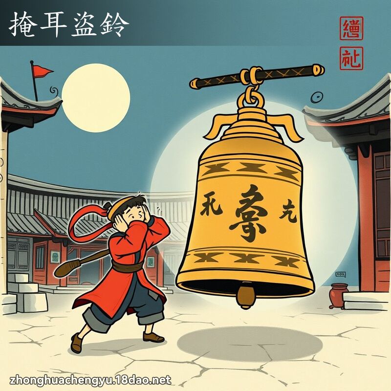 掩耳盜鈴 配图