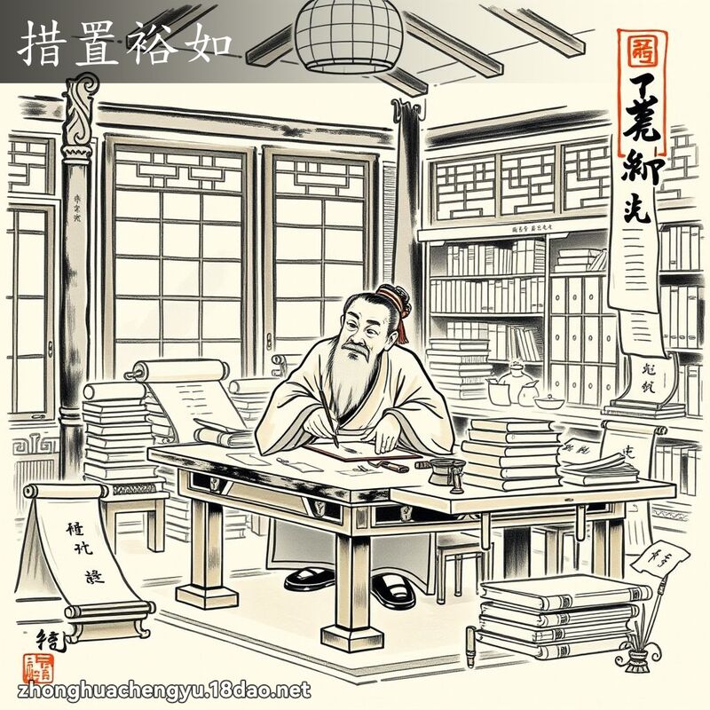 措置裕如 配图