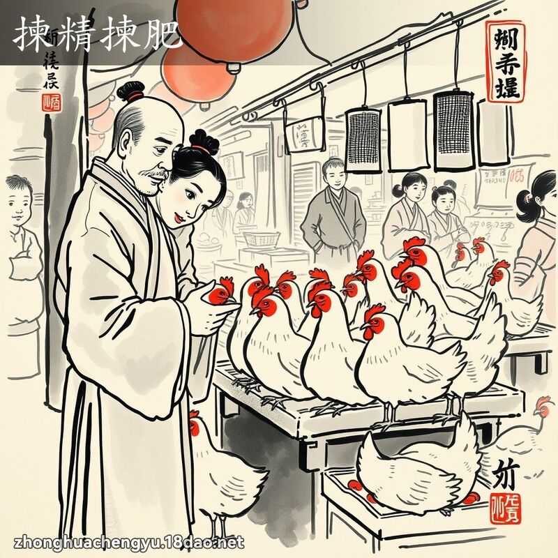 揀精揀肥 配图