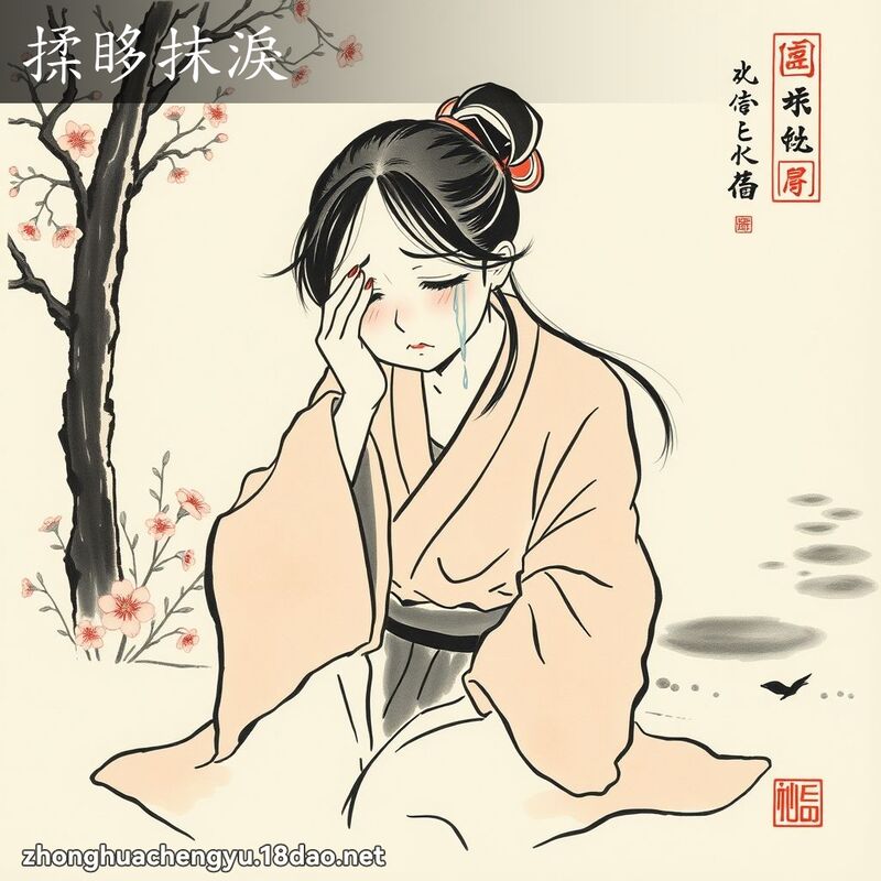 揉眵抹淚 配图