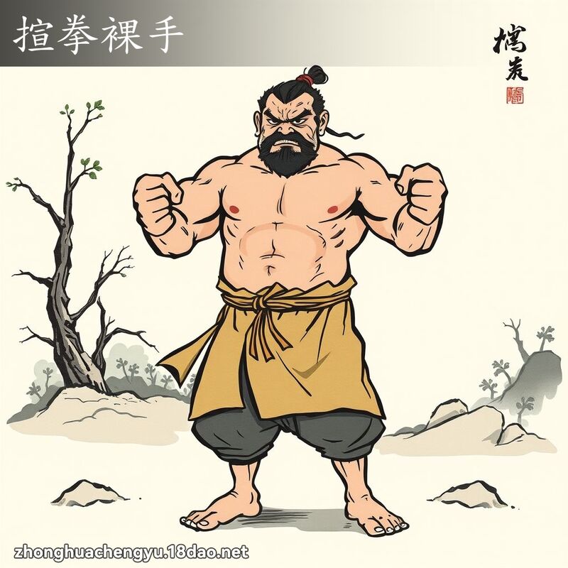 揎拳裸手 配图