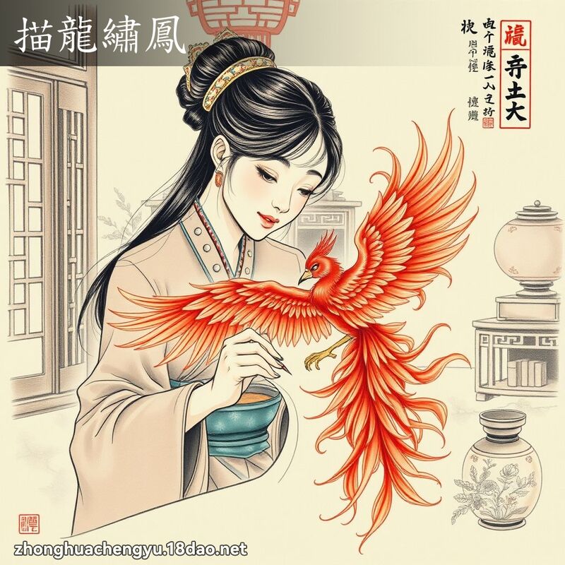 描龍繡鳳 配图
