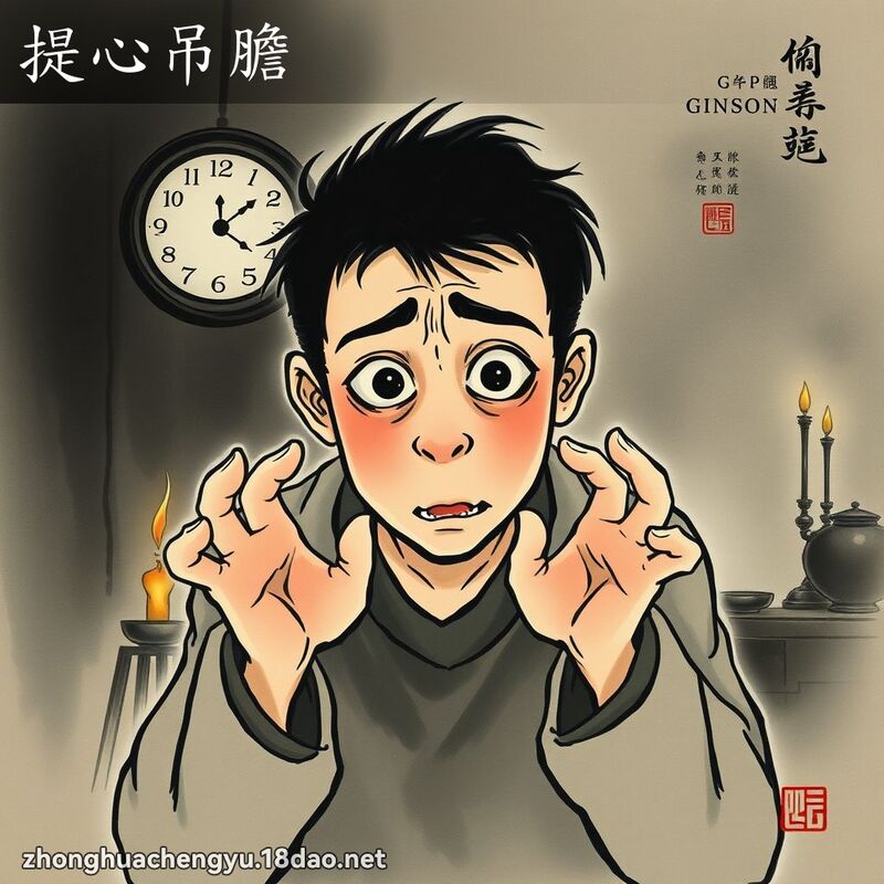 提心吊膽 配图