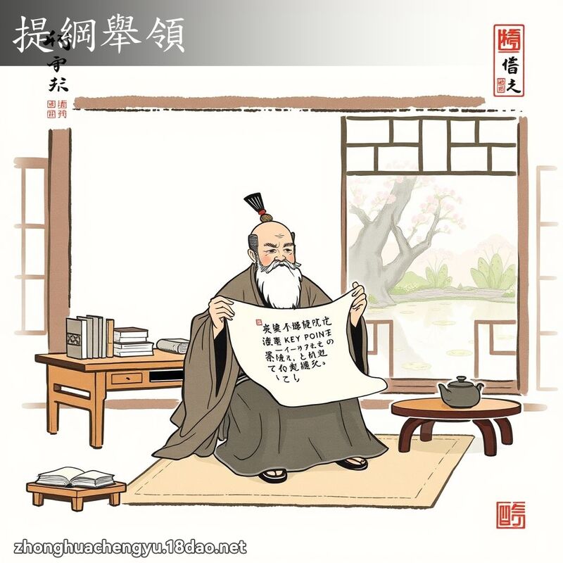 提綱舉領 配图