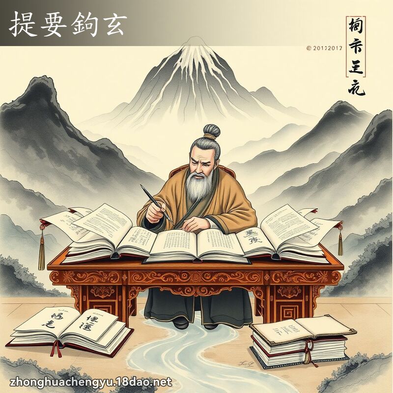 提要鉤玄 配图