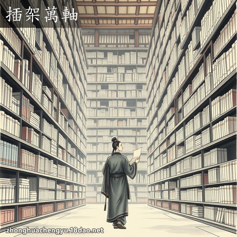插架萬軸 配图