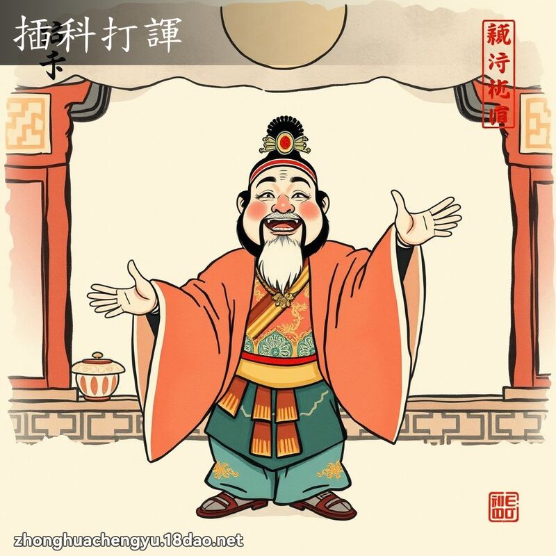 插科打諢 配图