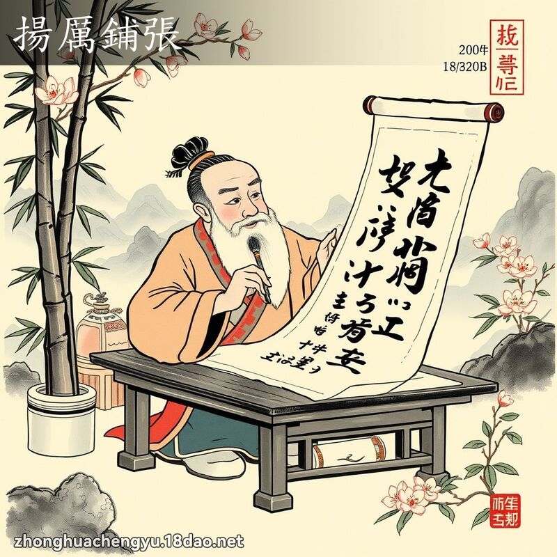 揚厲鋪張 配图