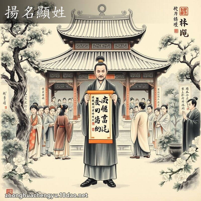 揚名顯姓 配图
