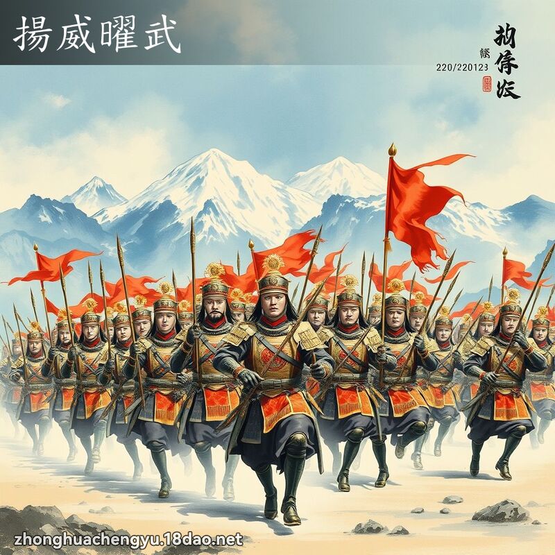 揚威曜武 配图