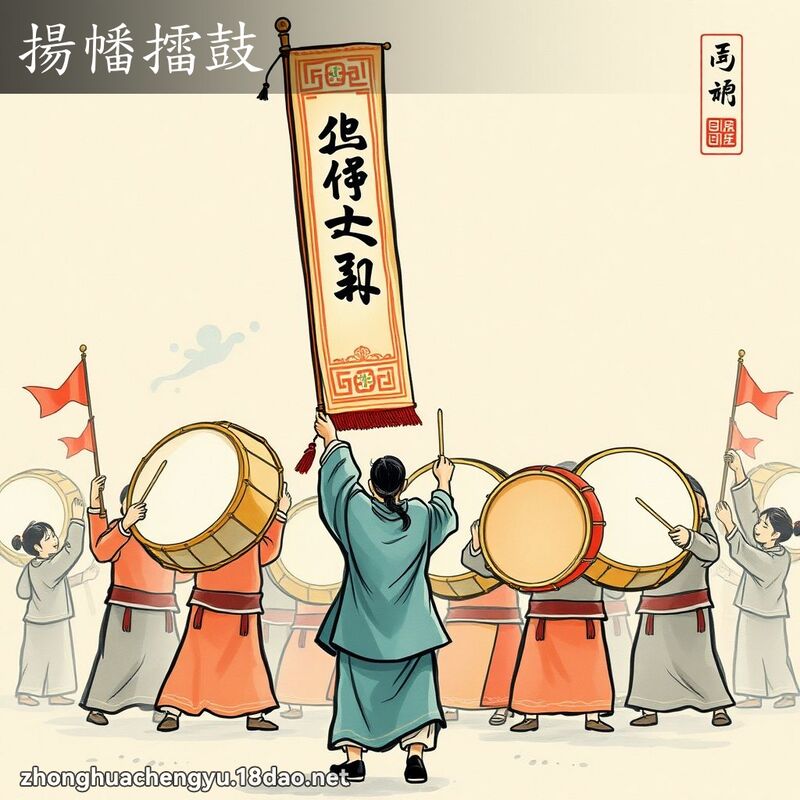揚幡擂鼓 配图