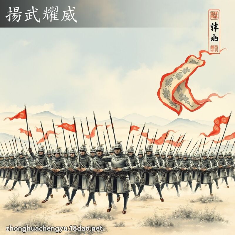 揚武耀威 配图