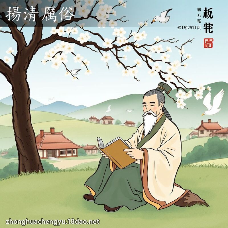 揚清厲俗 配图