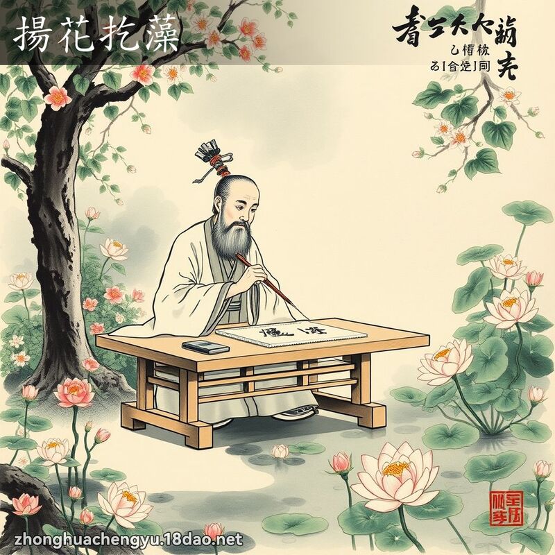 揚花扢藻 配图