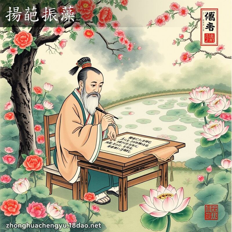 揚葩振藻 配图