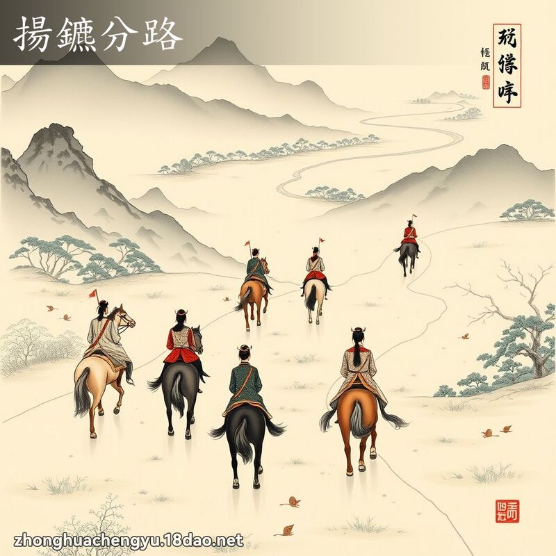 揚鑣分路 配图