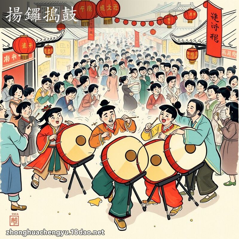 揚鑼搗鼓 配图